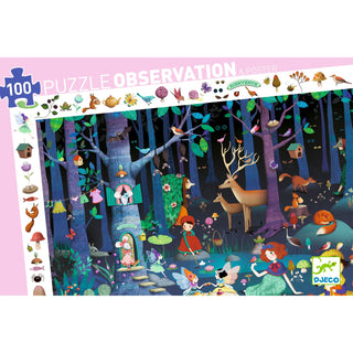 ENCHANTED FOREST OBSERVATION PUZZLE 100PC