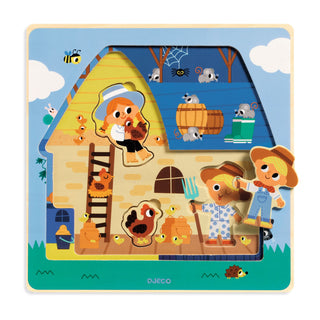 CHEZ MOO WOODEN LAYER PUZZLE