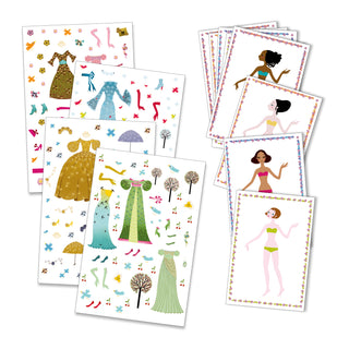 DRESS-UP THROUGH THE SEASONS STICKERS