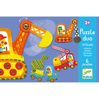 ARTICULO VEHICLES PUZZLE DUO