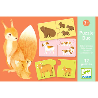 BABY ANIMALS PUZZLE DUO
