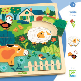 PUZZLO FARM - 12 PCS