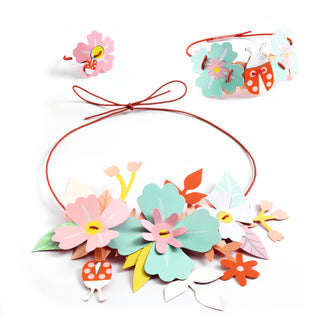 DIY CRAFTS - COLOURFUL FLOWER JEWELRY