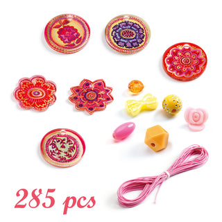 FANCY BEADS SET - FLOWERS