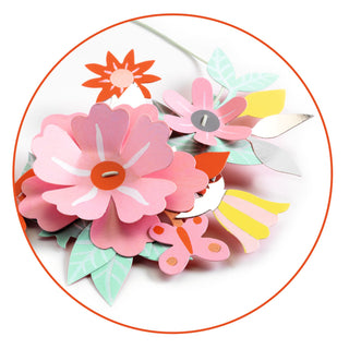 DIY CRAFTS - COLOURFUL FLOWER JEWELRY