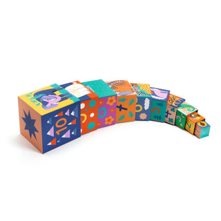 WILD ANIMALS 10 STACKING CUBES