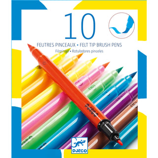 10 FELT BRUSHES - POP