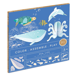 COLOR, ASSEMBLE, PLAY! SEA LIFE