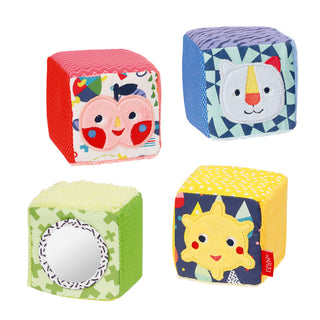 SET OF 4 CUBES COLOR FRIENDS