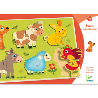 COUCOU COW WOODEN PUZZLE