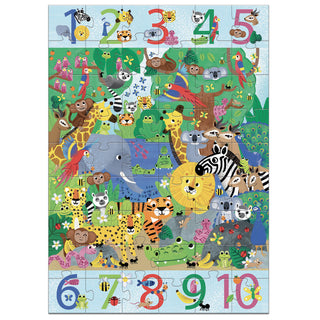 1 TO 10 JUNGLE GIANT PUZZLE