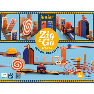 ZIG & GO JUNIOR - RACER - 51PCS