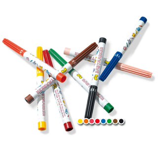 BABY MARKERS, 8 COL
