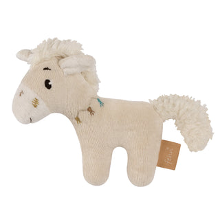 MINI RATTLE HORSE FEHNNATUR