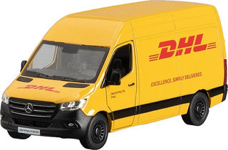 DIE-CAST - PULL-BACK MERCEDES BENZ SPRINTER DHL