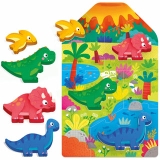 FIRST PUZZLE DINOSAURS MONTESSORI