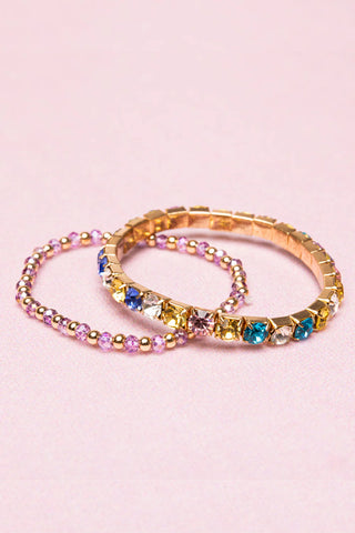 BOUTIQUE GLITZ AND GLAM BRACELET SET