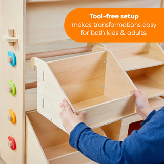 CREATIVE PLAY - 3-IN-1 (KITCHEN, TOY SHOP & WORKSHOP)