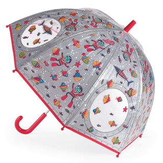 BUBBLE & COLOUR CHANGING UMBRELLA - ADULTS & KIDS