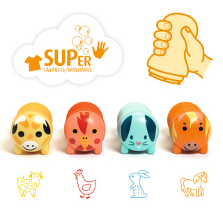 SELF-INKING STAMPS - FARM ANIMALS