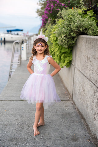 DREAMY UNICORN DRESS & HEADBAND