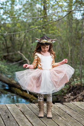 WOODLAND DEER DRESS W/ HEADPIECE