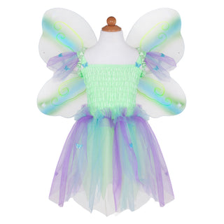 BUTTERFLY DRESS & WINGS WITH WAND