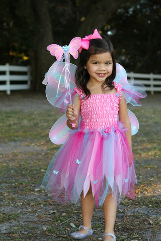 BUTTERFLY DRESS & WINGS WITH WAND