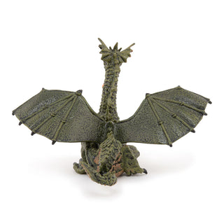 GREEN WINGED DRAGON WITH FLAME