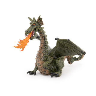GREEN WINGED DRAGON WITH FLAME