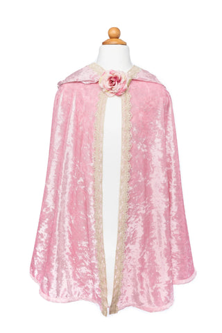 DUSTY ROSE PRINCESS VELOUR CAPE