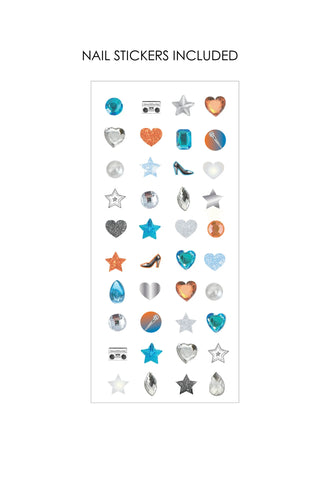 NAIL POLISH AND NAIL STICKER SET
