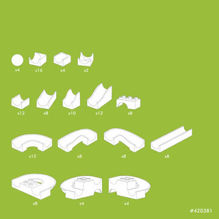 128-PC TRACK ELEMENT KIT