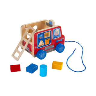 PULL-ALONG FIRE ENGINE