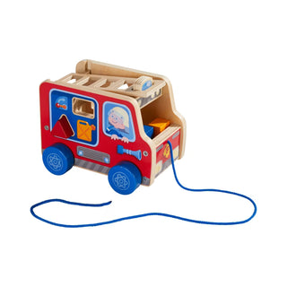 PULL-ALONG FIRE ENGINE