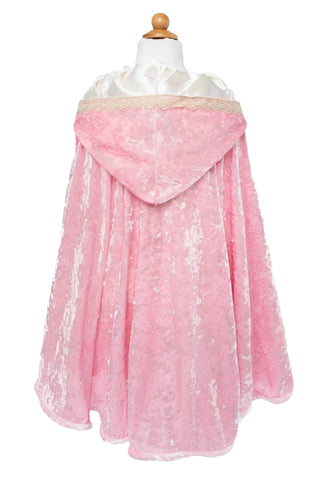 DUSTY ROSE PRINCESS VELOUR CAPE
