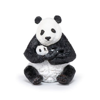 SITTING PANDA AND BABY