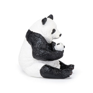 SITTING PANDA AND BABY