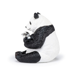 SITTING PANDA AND BABY