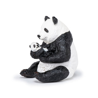 SITTING PANDA AND BABY