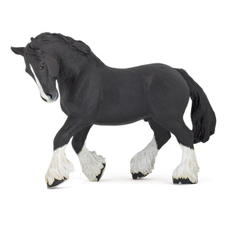 BLACK SHIRE HORSE