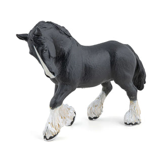 BLACK SHIRE HORSE