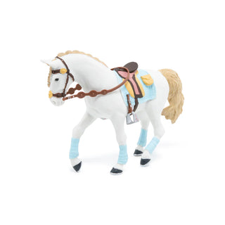 TRENDY RIDING WOMEN HORSE BLUE