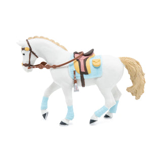 TRENDY RIDING WOMEN HORSE BLUE