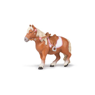 SHETLAND PONY WITH SADDLE
