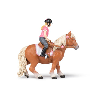 SHETLAND PONY WITH SADDLE