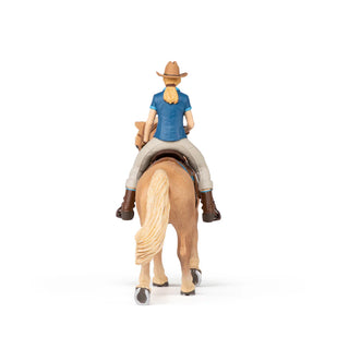 WILD WEST HORSE AND COWGIRL