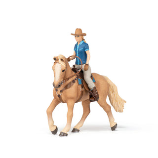 WILD WEST HORSE AND COWGIRL