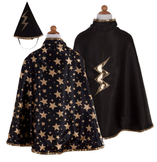 REVERSIBLE WIZARD CAPE & HAT