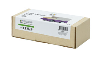 PURPLE DELIVERY TRUCK